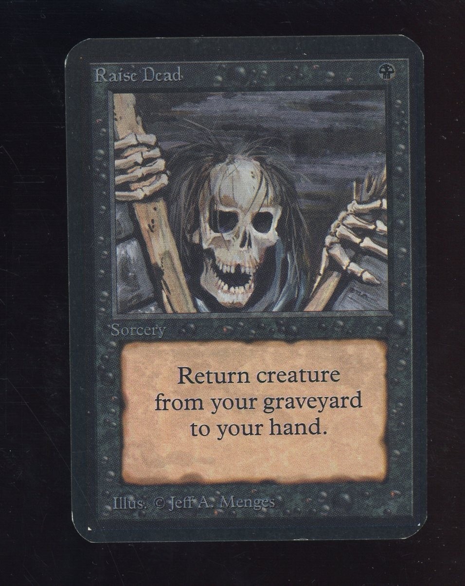 1993 MTG Magic The Gathering Alpha Raise Dead
