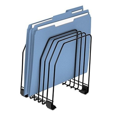  Workstation File Organizer, 7 Section, Wire, Holds letter or legal size files.