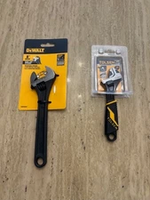 DEWALT Adjustable Wrench & TOLSEN Adjustable Wrench