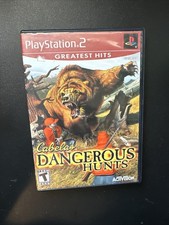 Cabela's Dangerous Hunts (Sony PlayStation 2, 2003) PS2 CIB Complete Tested