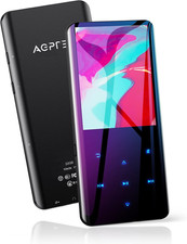 Lettore MP3 Bluetooth 5.3 Lettore Musicale 32GB Con Schermo Curvo 2,4"MP3 Runnin