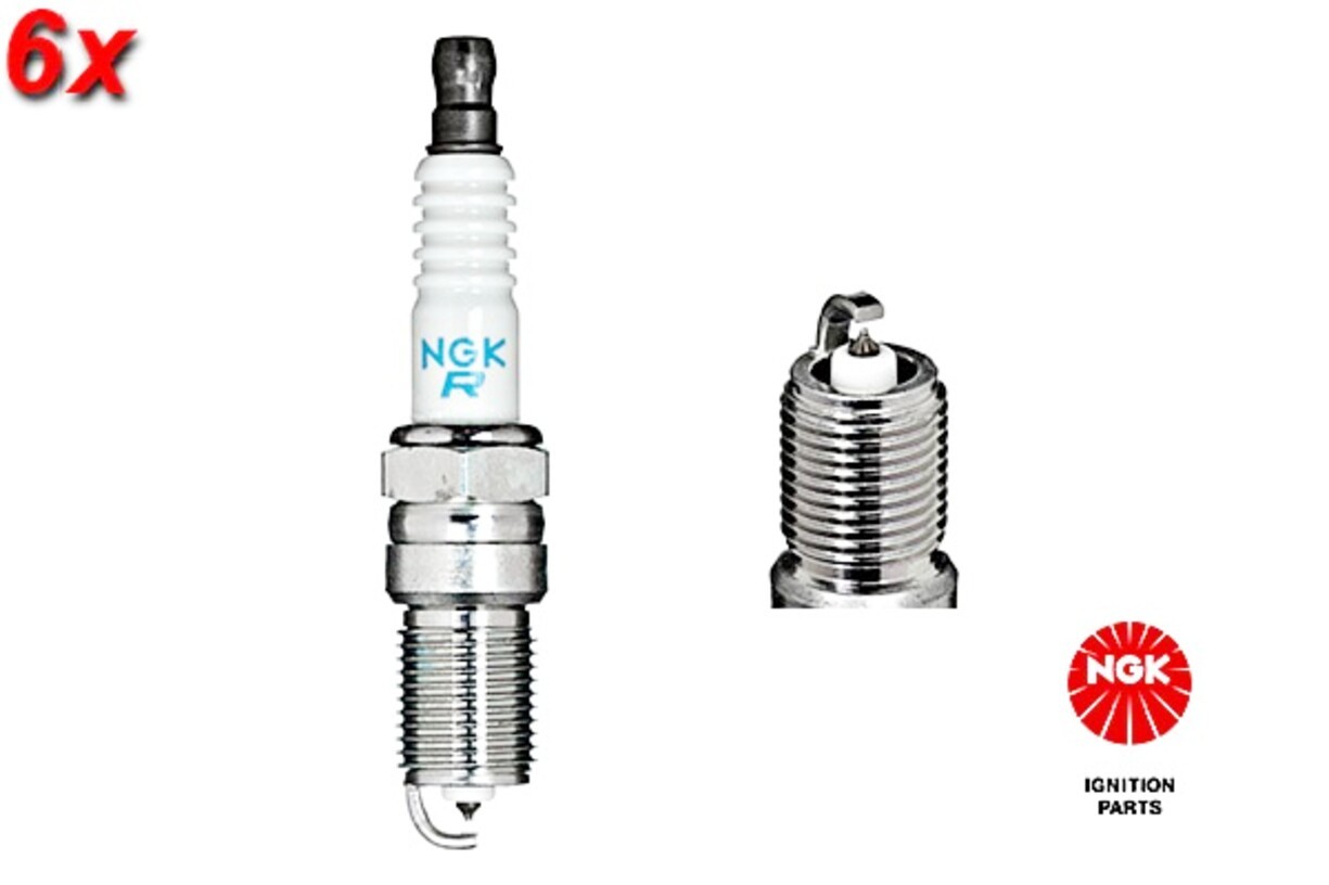 NGK 6x Spark Plug For FORD Cougar Escort V Fiesta MAZDA 121 III 90-08 3539125