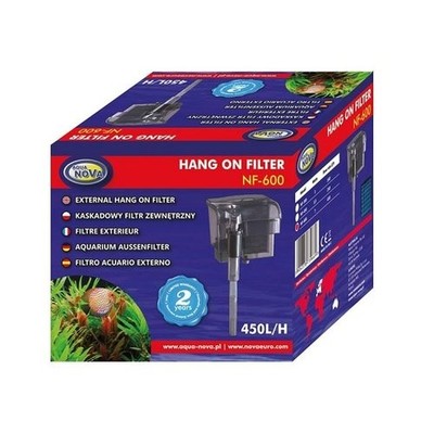 AquaNova Hang on Filter NF-600 - Aquarium Filter Rucksackfilter