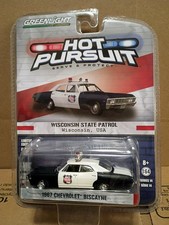 Greenlight 1:64 Hot Pursuit Wisconsin State Patrol 1967 Chevrolet Biscayne