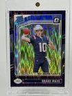 2024 Panini Donruss Optic-Rated Rookie Drake Maye #229 Purple Shock Prizm (RC)