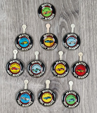 1969 Hot Wheels Redline Collector Buttons Lot of 11 Mattel Vintage Original USED