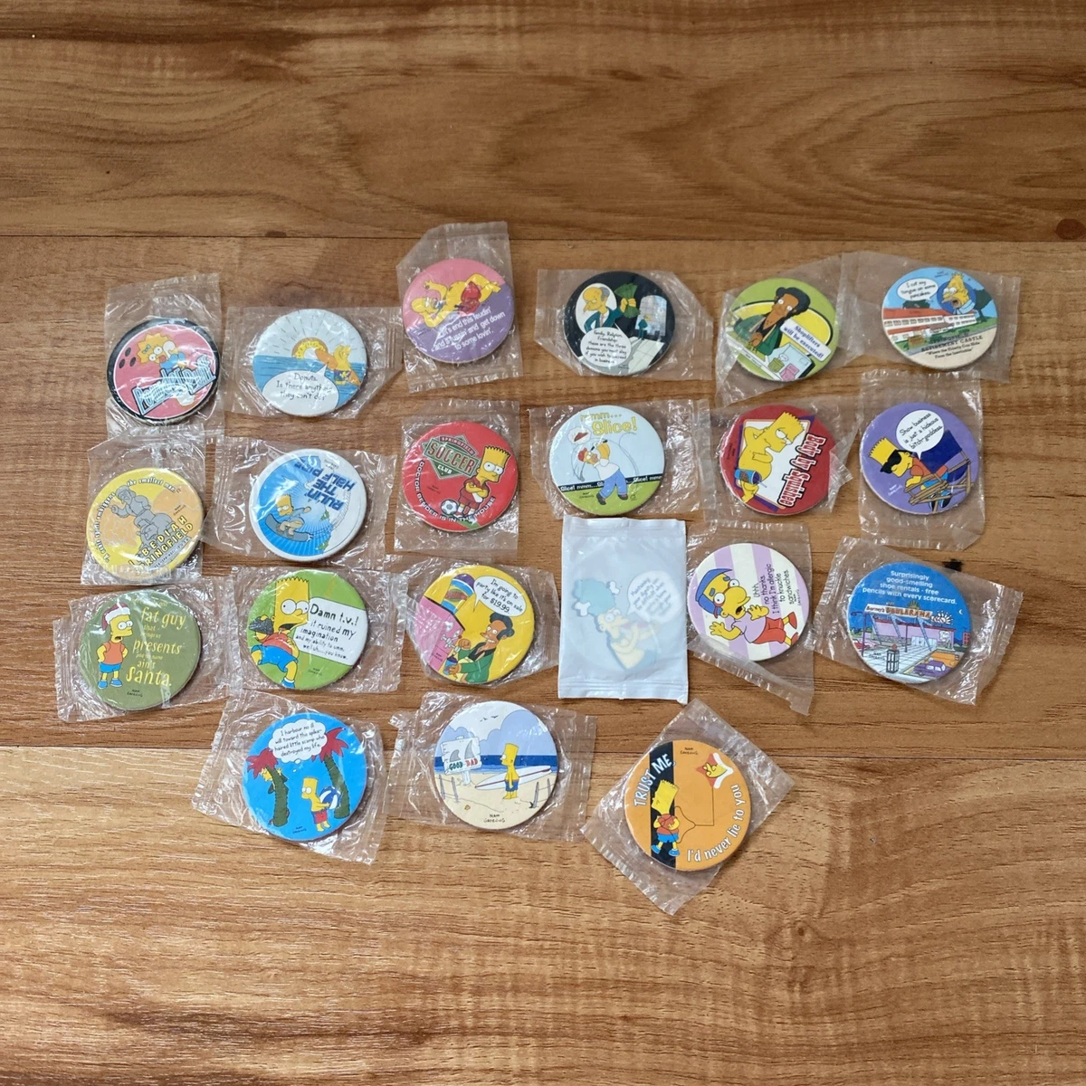Collection Complète De Tazos The Simpsons 1996 Magic Motion - Set 141-180, Occasion