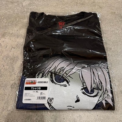 GEEKS RULE HUNTER×HUNTER Killua Schwarz T-Shirt XL Anime Tee Neu