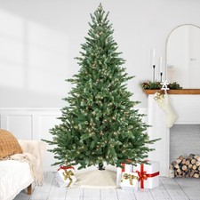 Northlight 7' Pre-Lit Blue Spruce Artificial Christmas Tree, Clear Lights