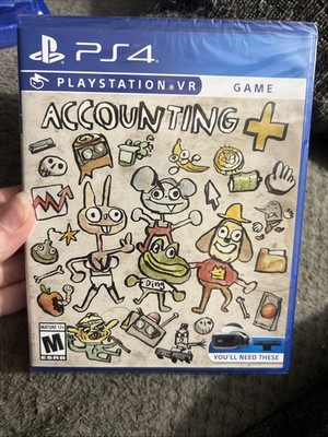 Accounting + (Plus) : PlayStation 4 PS4 PSVR Limited Run NEW SEALED