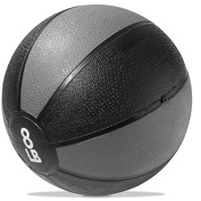 Medicine Ball, 8 LB - Weighted Fitness Non-Slip Ball