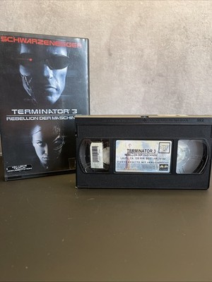 VHS Terminator 3 - Rebellion der Maschinen - Arnold Schwarzenegger Grosbox Leih