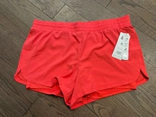 Women's Size XL RBX Active X-Dri Athletic Lined Running Shorts- Orange