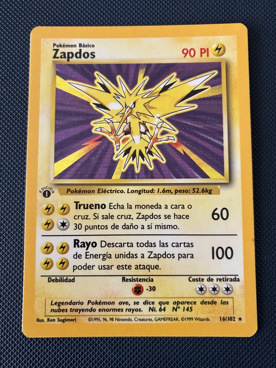 1st edition spanish pokemon cards Spanish Pokemon TCG 1st Edition Magmar #36/102 Non-Holo Base Set