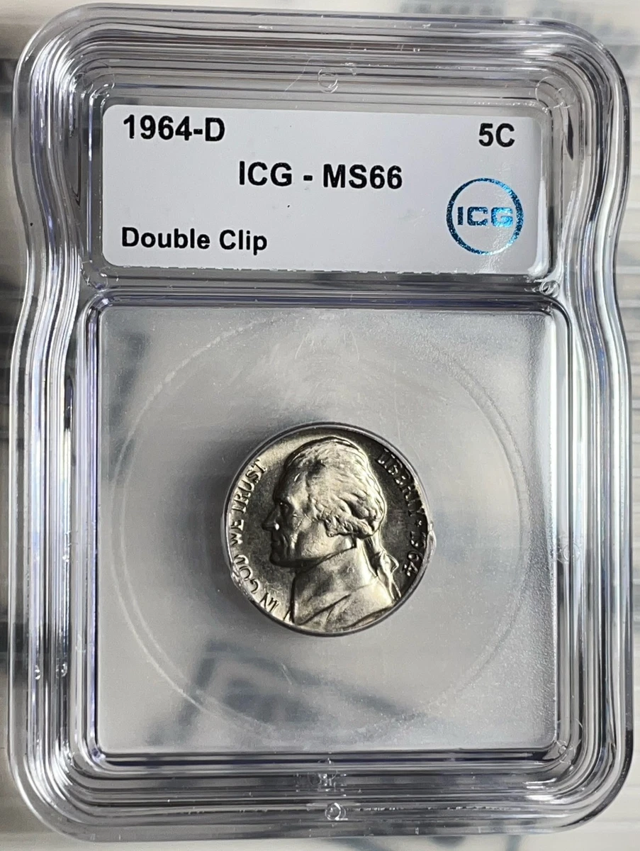 Jefferson Nickel Denver 1964 US Coin Errors for sale | eBay