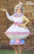 Disney Mrs. Potts Girls Kids Deluxe Premium Costume Small