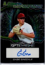 2025 Leaf Gabe Gaeckle Optichrome Baseball Black 1/1 Auto