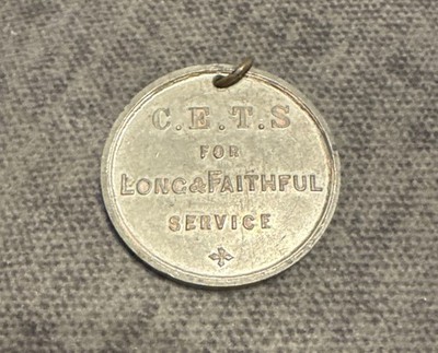 C.E.T.S FÜR LOND & TREUEN DIENST 38MM SELTENE HOCHWERTIGE MEDAILLE