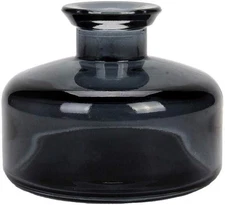 1Pcs 200ml/6.7oz Empty Refillable Glass Diffuser Bottles Aromatherapy Black 