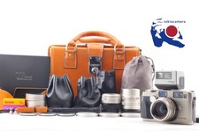 Contax G2  TOP MINT w/Rare Bag  35mm Film Camera 28,45,90 3Lens TLA200 From JAPAN