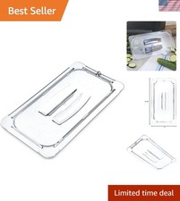 Universal Third Size Food Pan Lid - Clear Polycarbonate Dishwasher Safe