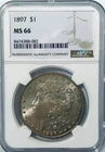 1897 Morgan Dollar NGC MS66