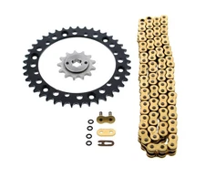 Gold O Ring Chain & Sprocket Black 13/40 92L 1988-2006 Yamaha Blaster YFS 200