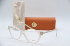 NEW TORY BURCH TY 4008U 1145 WHITE GOLD AUTHENTIC EYEGLASSES 52-16