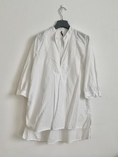 Daniela Gregis Kora shirt with deep v-neck / One size / White