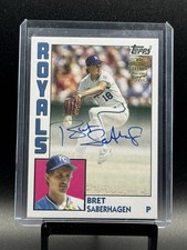 2025 Topps Archives - 1984 Fan Favorites Autographs Bret Saberhagen #84FFA-BSA 