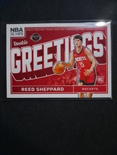 2024-2025 NBA Reed Sheppard Rc Rookie Greetings No. 1 Houston Rockets