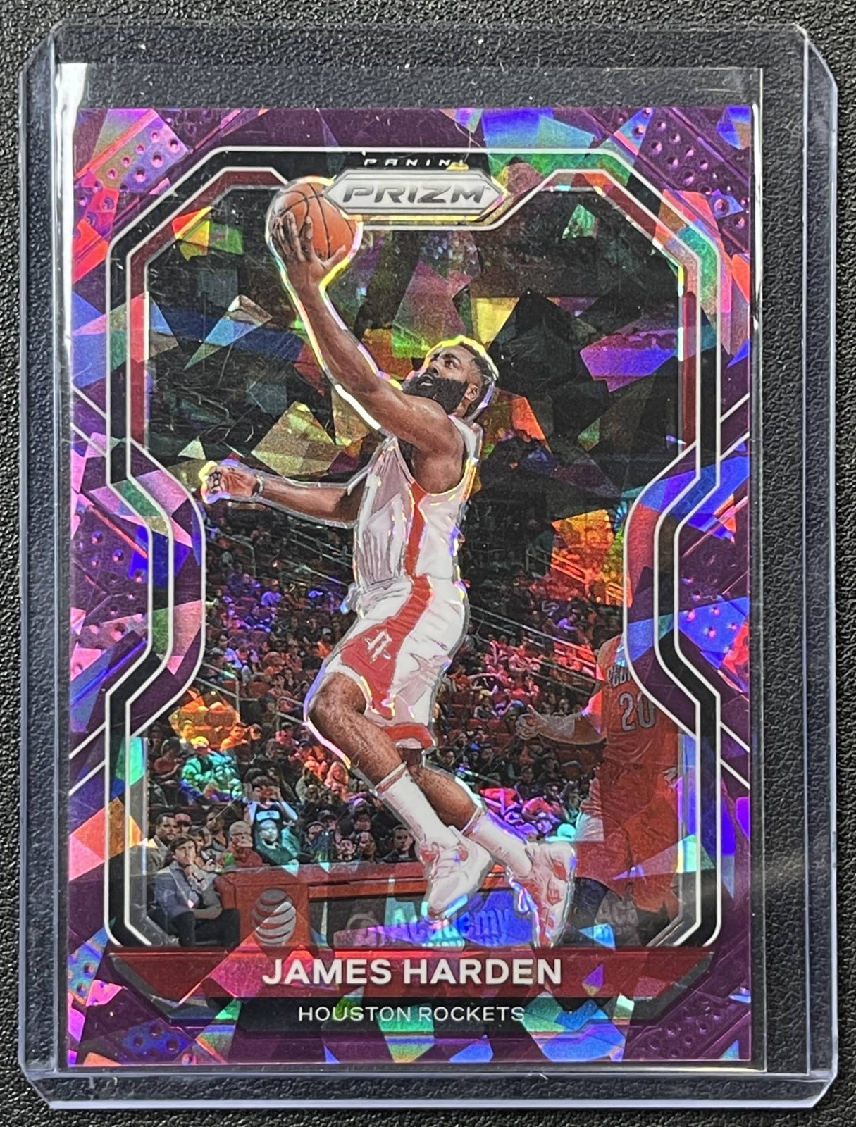 JAMES HARDEN 2020-21 PANINI PRIZM #112 PURPLE ICE PRIZMS 115/175 ROCKETS