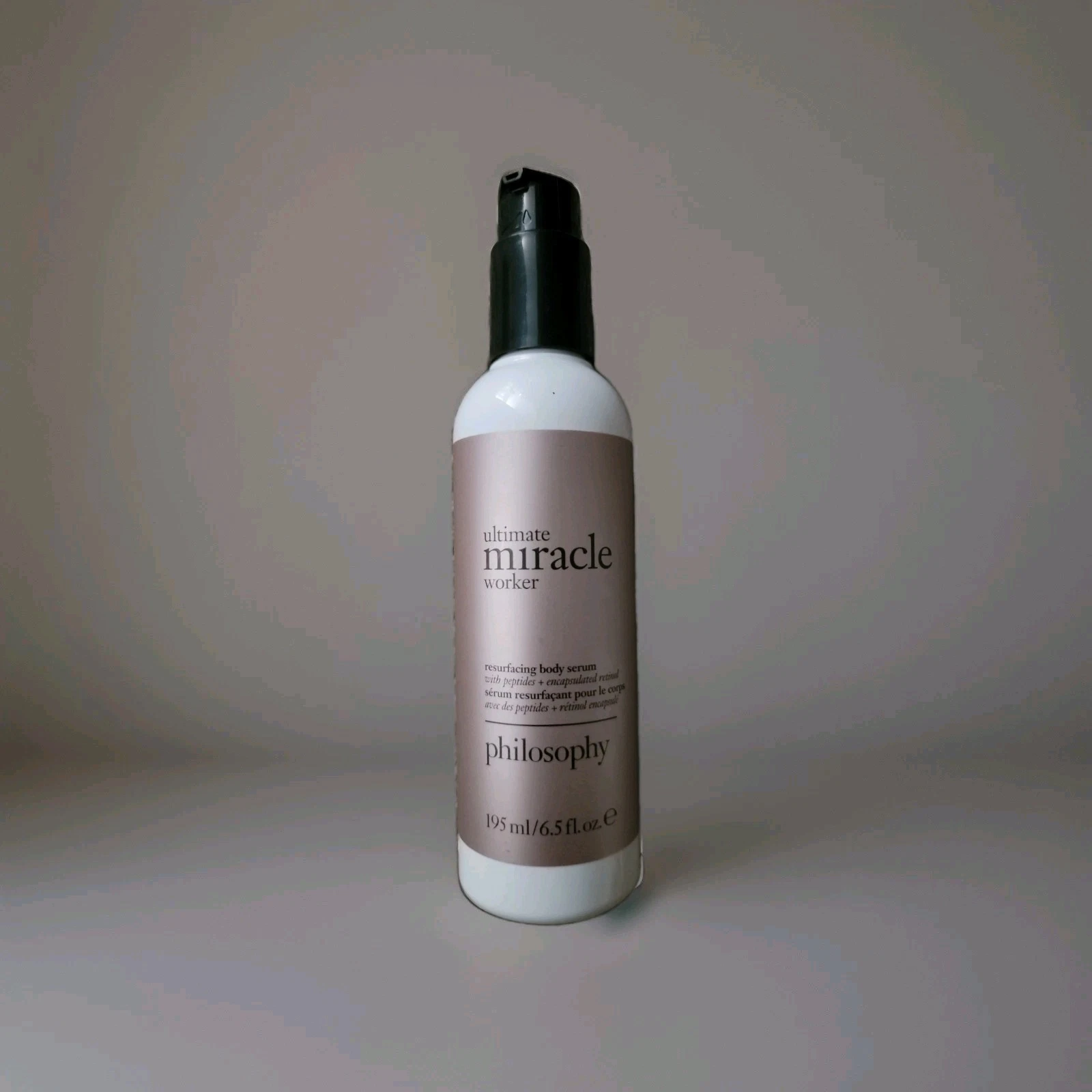 Philosophy Ultimate Miracle Worker Resurfacing Peptides Retinol Body Serum 6.5oz