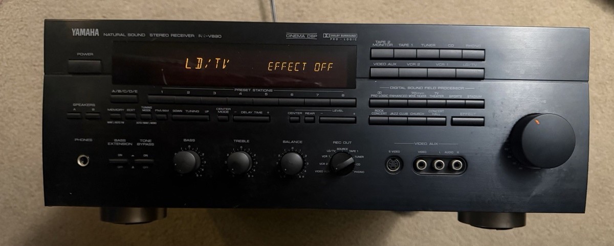 Yamaha RX-V890 Natural Sound 5.1 Channel Stereo Receiver