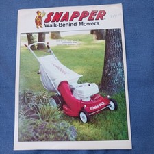 Vintage Snapper Walk Behind Mowers Advertisem...