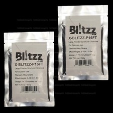 2 x ProX Blitzz 3 -16ft Cold Spark Granules for Blitzz Pyro Effect X-BLITZZP16FT