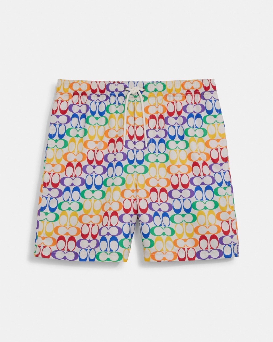 coach men's swimwear