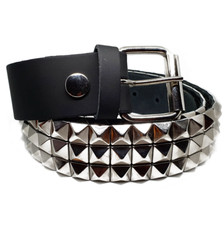 Pyramiden Nieten Leder Jeansgürtel 38 mm 