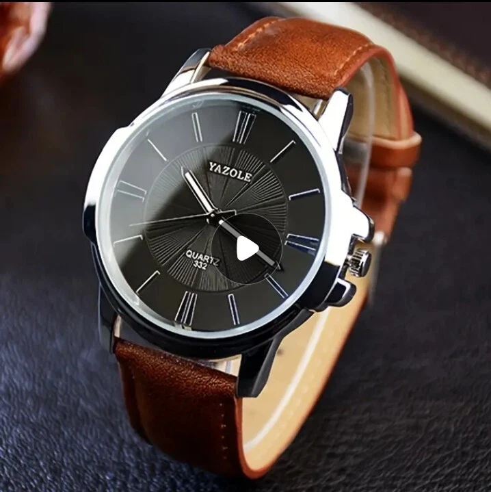 Nuevo reloj Yazole luminoso de lujo para hombre Foto 3 de 3