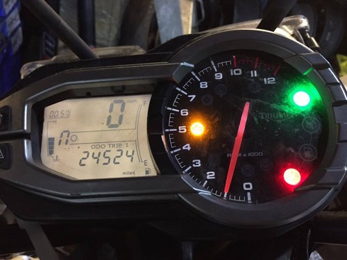TRIUMPH TIGER EXPLORER 1200 ABS 2014 HECKVERKLEIDUNG ZIERLEISTE HECKVERKLEIDUNG BK368 - Bild 6 von 7