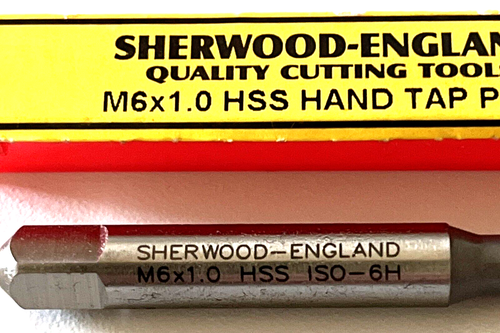 Sherwood M6x1.0 HSS Hand Plug Tap No.0370C - Picture 2 of 3