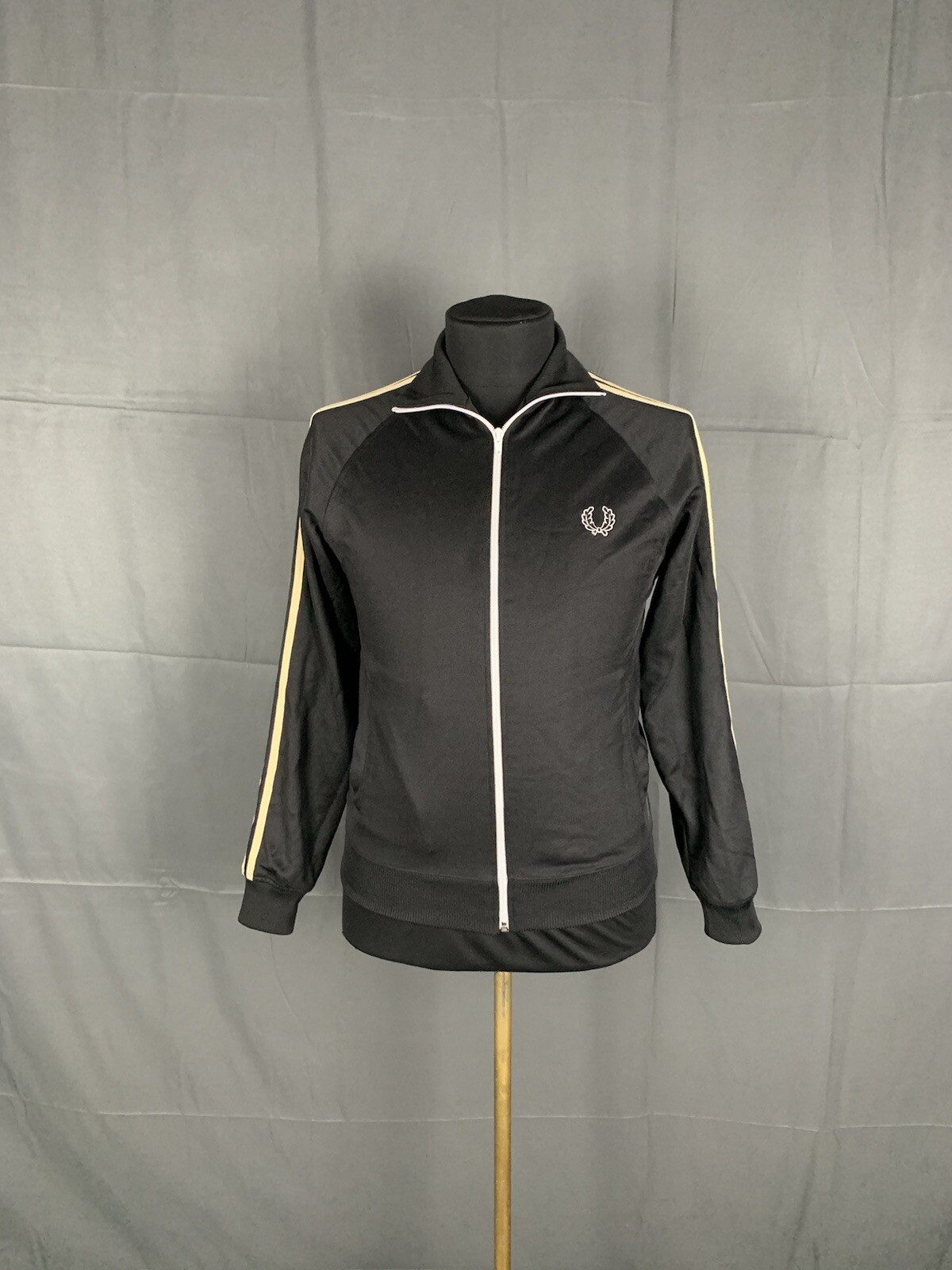 Black Zip Sports Jacket Size 