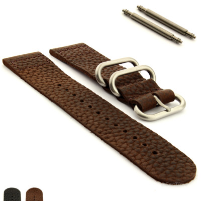 Echtleder Vintage Stil Uhrenarmband Band 18 20 22 24 26 zweiteilig NATO MM