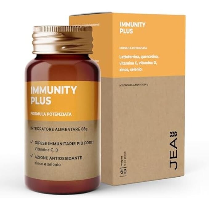 JEA IMMUNITY PLUS - Lattoferrina, Integratore Difese Immnunitarie Adulti ad Alto