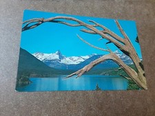 Vintage St. Mary Lake Postcard 
