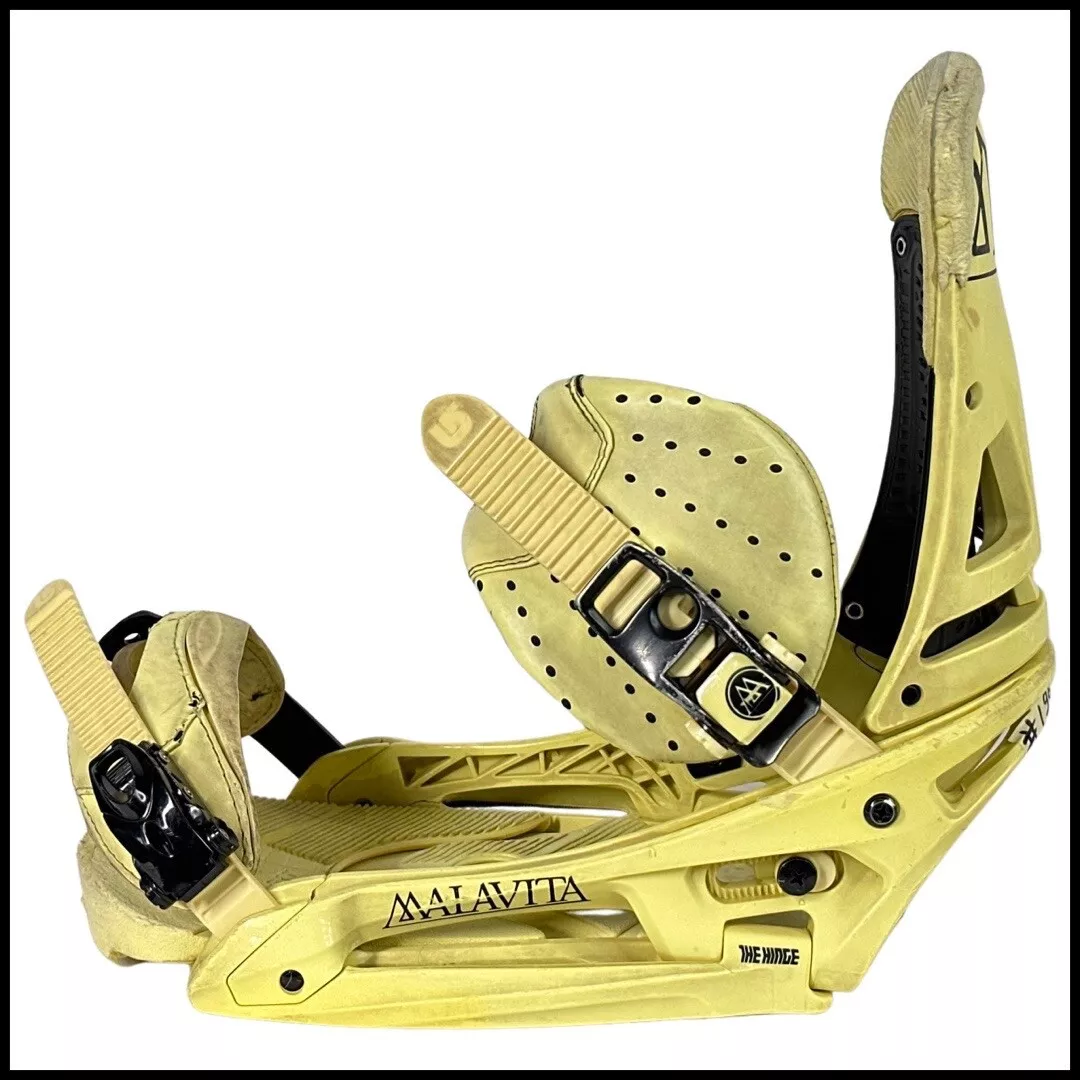 Size M (8-11) Burton Malavita EST Mens Snowboard Bindings #196