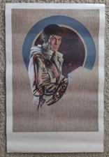 Star Trek Original Series Vintage Mr. Spock Frank Kelly Freas Print/1976/19 x 12