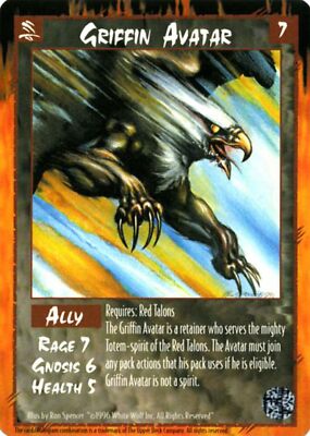 Rage CCG Griffin Avatar - Legacy of the Tribes