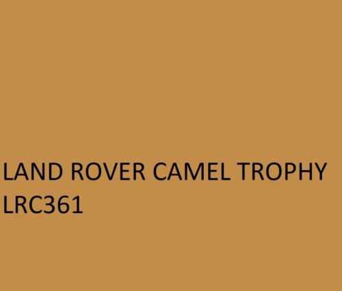LAND ROVER CAMEL TROPHY YELLOW LRC361 Machinery Equipment Enamel Gloss PAINT - Picture 1 of 1