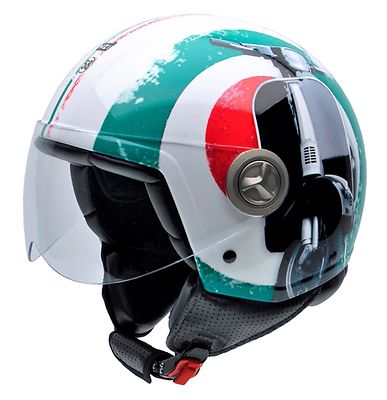 HELIX DEMI-JET HELM NZI ZETA SUPERCINQUANTOTTO 58 VESPA GRÖSSE XS
